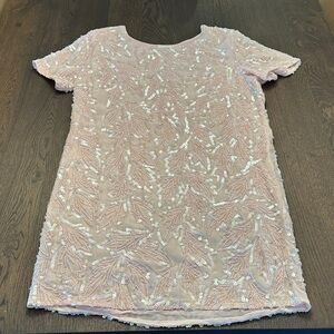 👗Swee Lo Pink Sequin Embellished Dress